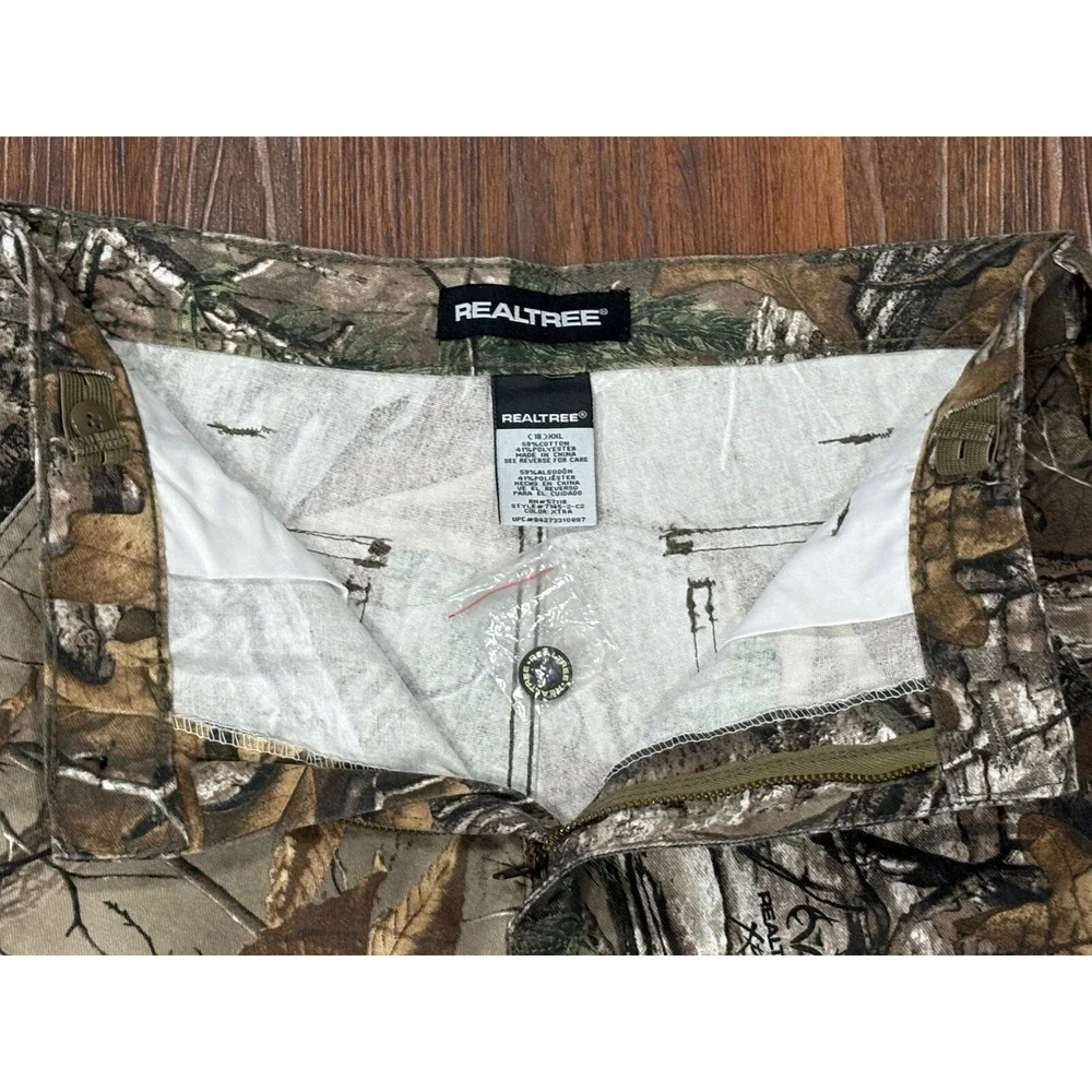 Camouflage Hunting Pants Men's Realtree® Xtra 6 Pocket‎ Cargo Style Size XXL